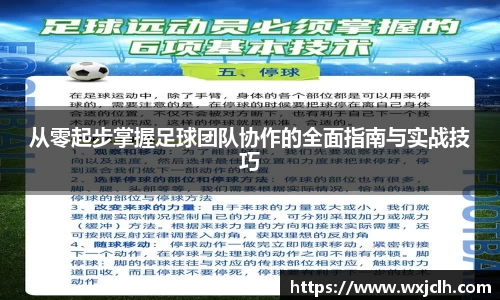 从零起步掌握足球团队协作的全面指南与实战技巧